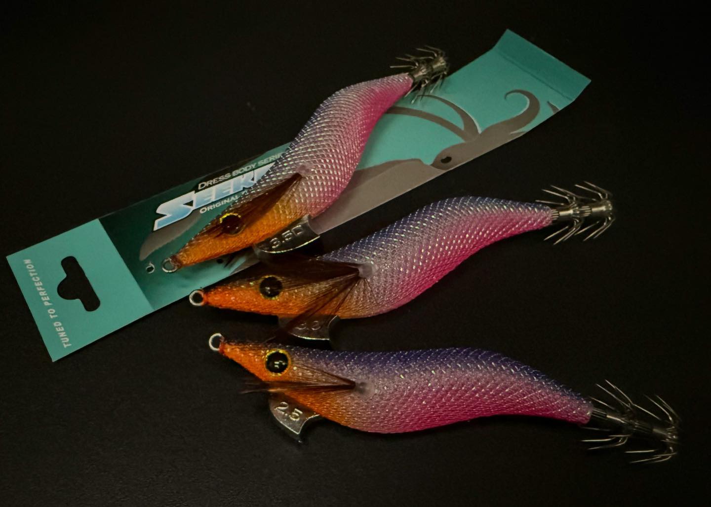 Ocean's Legacy EGI Seeker Dressed Squid Jig 3.0