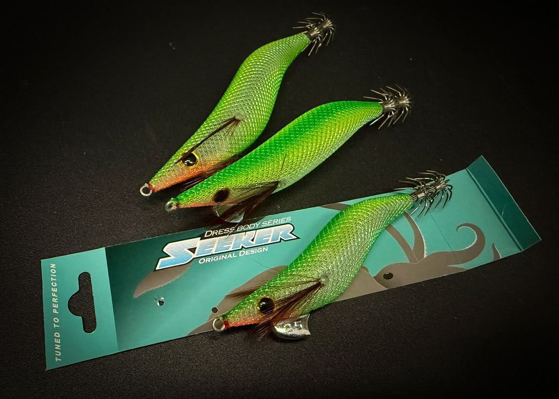 Ocean's Legacy EGI Seeker Dressed Squid Jig 3.0