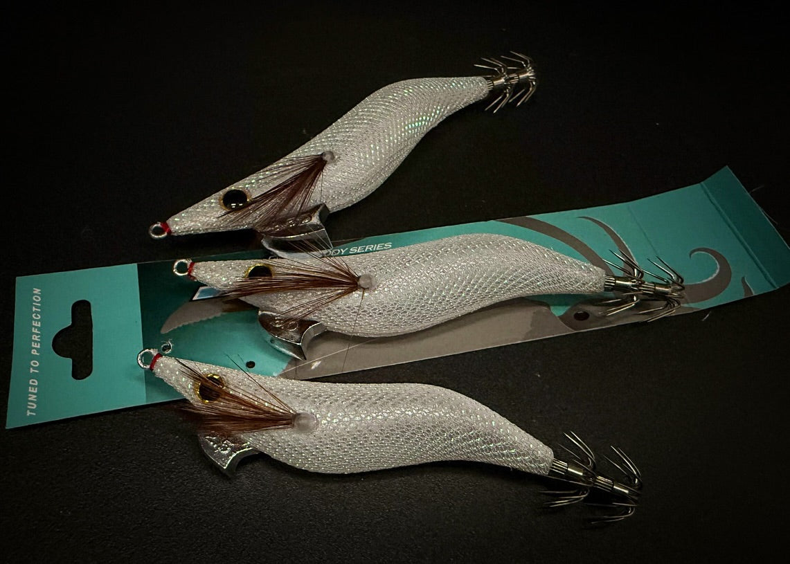 Ocean's Legacy EGI Seeker Dressed Squid Jig 3.0