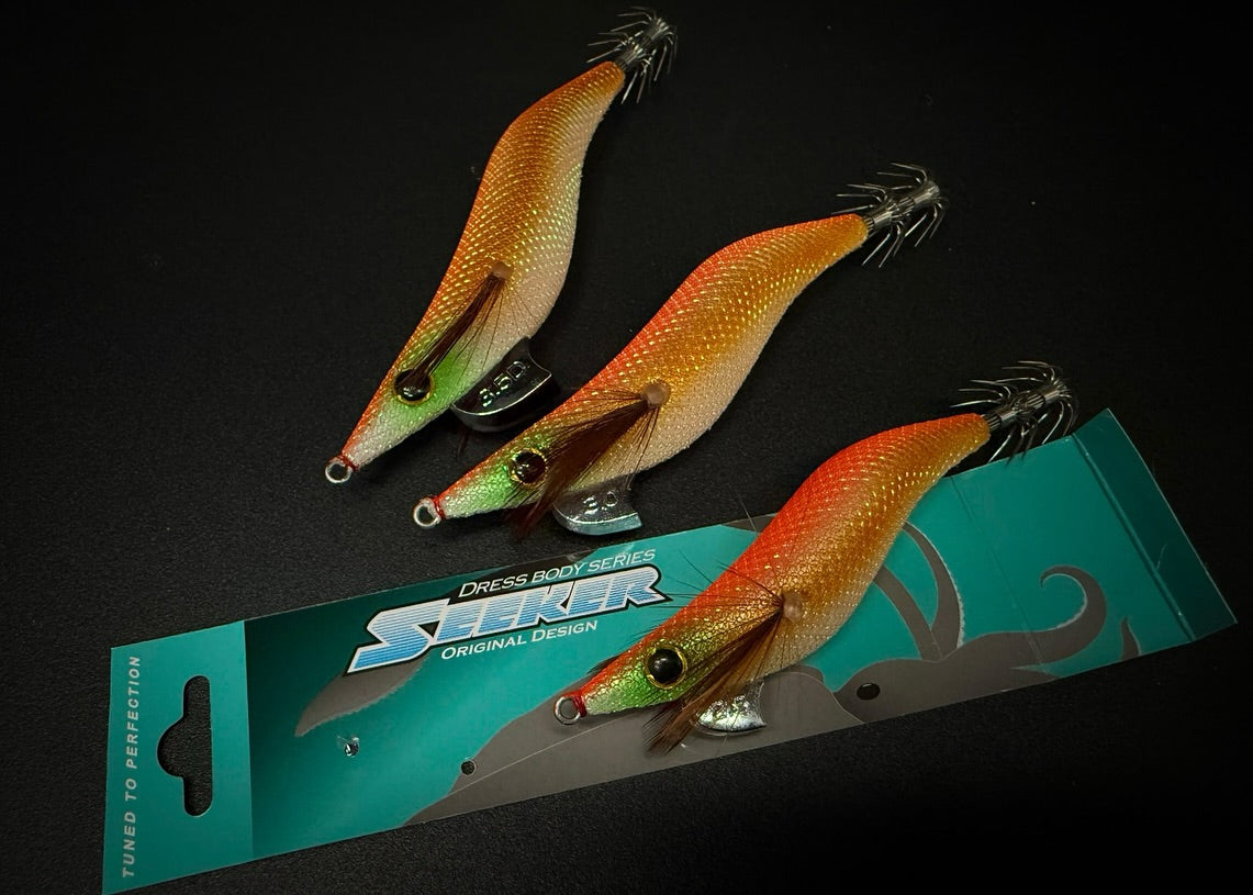 Ocean's Legacy EGI Seeker Dressed Squid Jig 3.0