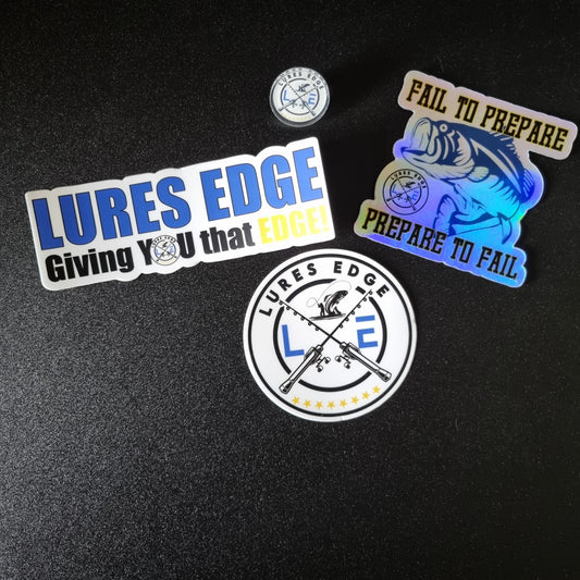 Lures Edge Stickers/Pins