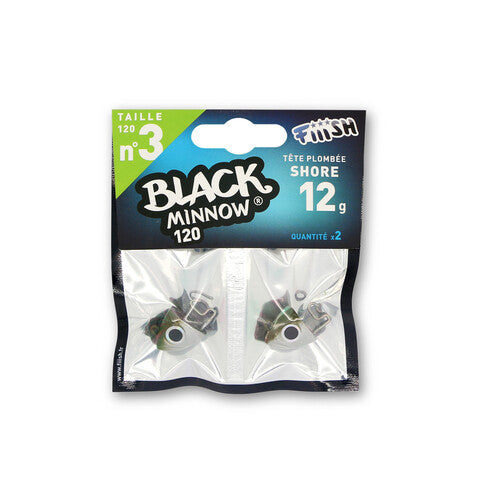 Fiiish Black Minnow No3 Replacement Heads