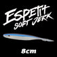 Fishus Espetit Soft Jerk - 80mm / 2.1g Pack of 10