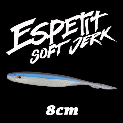 Fishus Espetit Soft Jerk - 80mm / 2.1g Pack of 10