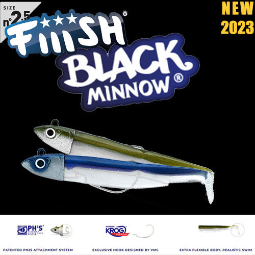 Fiiish Black Minnow 120 BM3014 Combo Shore 12g Electric  Blue + Body