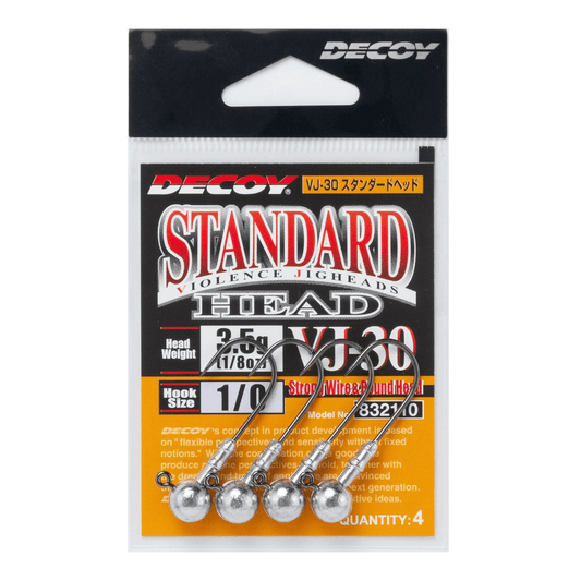 Decoy VJ-30 Standard Jig Head - Pack of 4