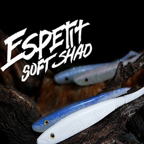 Fishus Espetit Soft Shad - 120mm / 9.7gr Pack Of 8