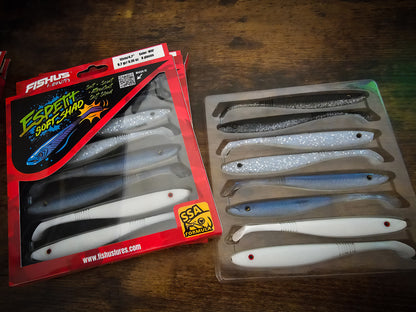 Fishus Espetit Soft Shad - 120mm / 9.7gr Pack Of 8