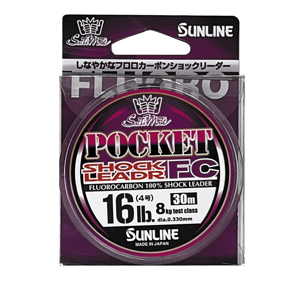 Sunline Pocket Fluorocarbon Leader 30m (0.37mm - 20lb)
