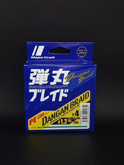 Major Craft Dangan Bullet Braid X4 - Green