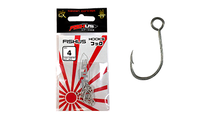 Fishus Small Game Single Hooks 8 pack