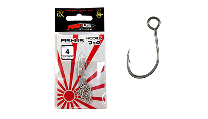 Fishus Small Game Single Hooks 8 pack