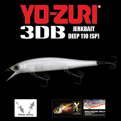 Yo-Zuri 3DS Vibe 60 #F1142-CF*เหยื่อไวเบรชั่น - 7 SEAS PROSHOP